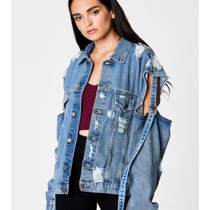 NWT Carmar Perseus Audrey Oversized Denim Jacket